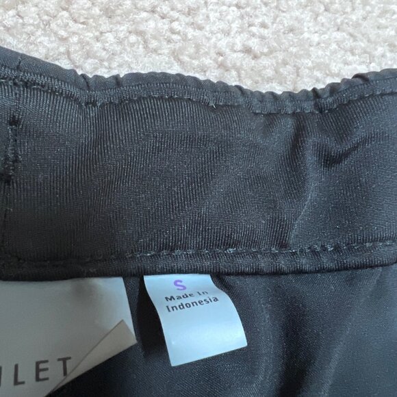 Athleta Shorts Women’s Black Size Small Elastic Waist Drawstring Pockets - Picture 11 of 13